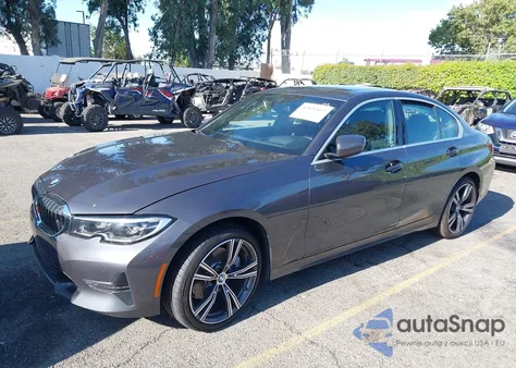 2022 BMW 330I z USA, uszkodzony, nr VIN 3MW5R1J02N8C38636